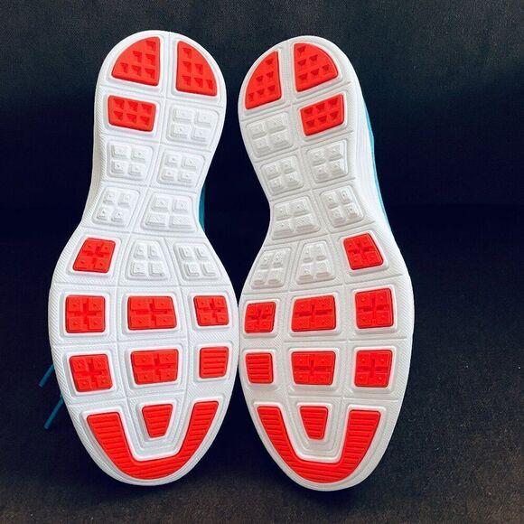 RARE NIKE FLYKNIT LUNAR TRAINER Sample Promo Unreleased Blue Lagoon Crimson 10 main image 6